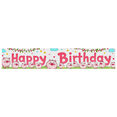 thumbnail image 2 of Cute Pig Themed Happy Birthday Banner Background Decor Party Supplies Photography Props for Birthday Party Backdrop Decors Event Celebrations Photo Booth Decorations, 2 of 8