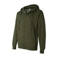 thumbnail image 2 of Independent Trading Co. Midweight Full-Zip Hooded Sweatshirt Size up to 3XL, 2 of 4