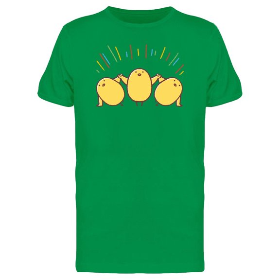 Chickens & Gymnastics Exercises Tee Men's -Image by Shutterstock
