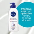 thumbnail image 2 of NIVEA Repair and Care Body Lotion for Dry Skin, 72-Hour Moisturizing Lotion for Extra Dry Skin, Fast-Absorbing, Non-Greasy Daily Body Moisturizer With Provitamin B5625mL, 2 of 4