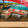 thumbnail image 2 of Royal 9 Piece Outdoor Wicker Patio Furniture Set 09a, 2 of 7