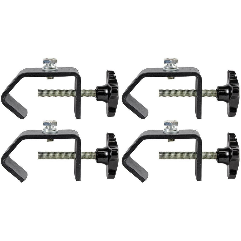 (4) American DJ CClamp Heavy Duty CClamps For Hanging Lights Up to 2