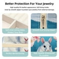 thumbnail image 3 of Totoro Travel Portable Square Jewelry Box Organizer for Girls and Women with Ring Earring Necklace Bracelet Storage Display Case Holder, 3 of 6
