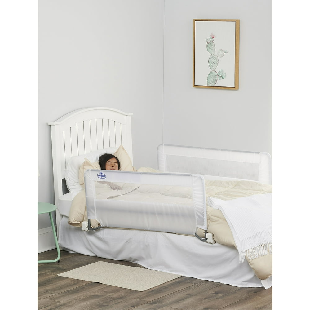 Regalo Swing Down Double Sided Bed Rail Guard, with Reinforced Anchor