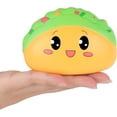 thumbnail image 1 of Squishies Taco Slow Rising Squishy Toy Para niños Soft Mexico Tacos Perfumado Alivio Del estrs Comida realista Lindo Squeeze Squish Toy, 1 of 5