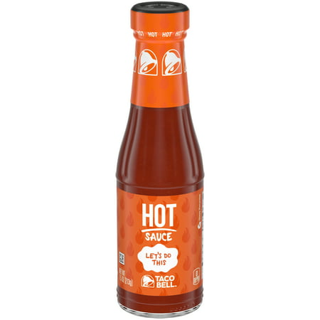 (3 Pack) Taco Bell Hot Sauce, 7.5 oz Bottle (Best Hot Wing Sauce Recipe)