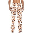 thumbnail image 4 of Cute Monkey Sleeping joogoo Men's Pajama Pants Cotton Long Sleepwear Lounge Pants 2XL, 4 of 7