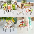 thumbnail image 2 of UPOUART 4-Piece Clear Acrylic Dessert Stands Set, Transparent Display Riser for Parties, Weddings, and Special Events, 2 of 8