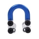thumbnail image 2 of Archery Metal D Loop U Nock Compuesto Cuerda Liberación Arco D Anillo con llave (Azul), 2 of 6