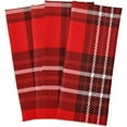 thumbnail image 2 of GZHJMY Red Plaid Kitchen Dish Towel 1 Pack, Soft Absorbent Dishcloths Reusable Hand Towel Washable Tea Towels for Home Kitchen Bar Table Decor, 28 x 18 Inch Washcloths Decorative Towels, 2 of 7