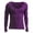 A-Purple69, variant on Men's Winter Thermal Underwear Base Layer Top Soft V-Neck Warm Loungewear Sweater For Cold Weather Comfort