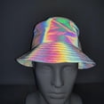 thumbnail image 3 of Unisex Reflective Fisherman Hat with Hologram Design, 3 of 5