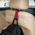 thumbnail image 1 of Back Seat Hanger Organizer For Rear Headrest Sturdy Universal Vehicle Storage Hook, 1 of 5