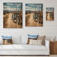 thumbnail image 4 of Designart "Bike Dual-Tire Quest" Bicycle Print on Natural Pine Wood, 4 of 5