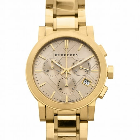 Burberry The City Gold-Tone Stainless Steel Ladies Watch 38mm BU9753