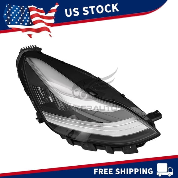 For Tesla Model 3 2017-2020 Right Passenger Headlight Assembly Replacement 107737200I