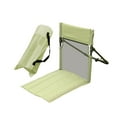 thumbnail image 1 of Silla de suelo con respaldo, silla de camping, silla de arena, silla plegable para adultos Verde, 1 of 8