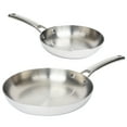 thumbnail image 3 of CoreClad 2PC Tri-Ply Stainless Steel Skillet Set, Induction Ready, 3 of 5
