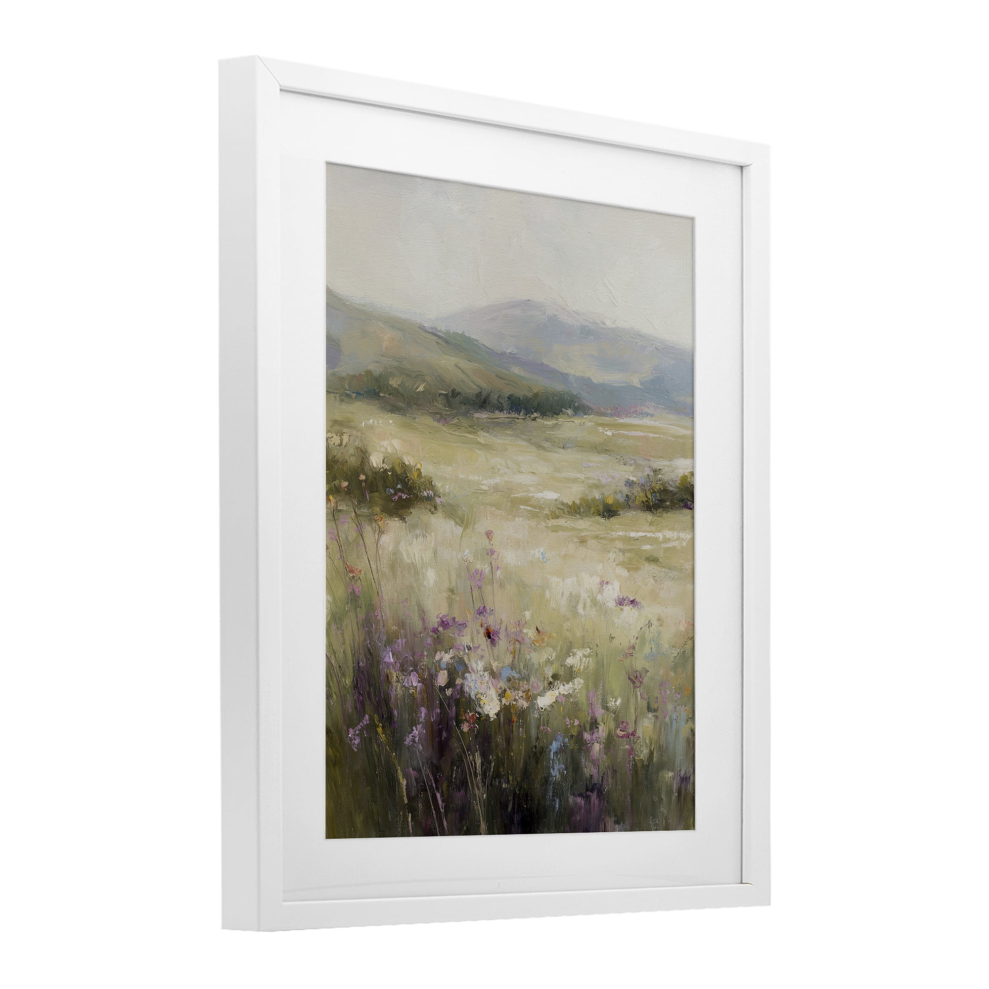 Stupell Industries Fields Of Serenity White Framed Print Under Glass, design by Svetlana Aleynikova