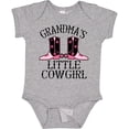 thumbnail image 3 of Inktastic Grandma Little Cowgirl Baby Clothes Girls Baby Bodysuit, 3 of 5