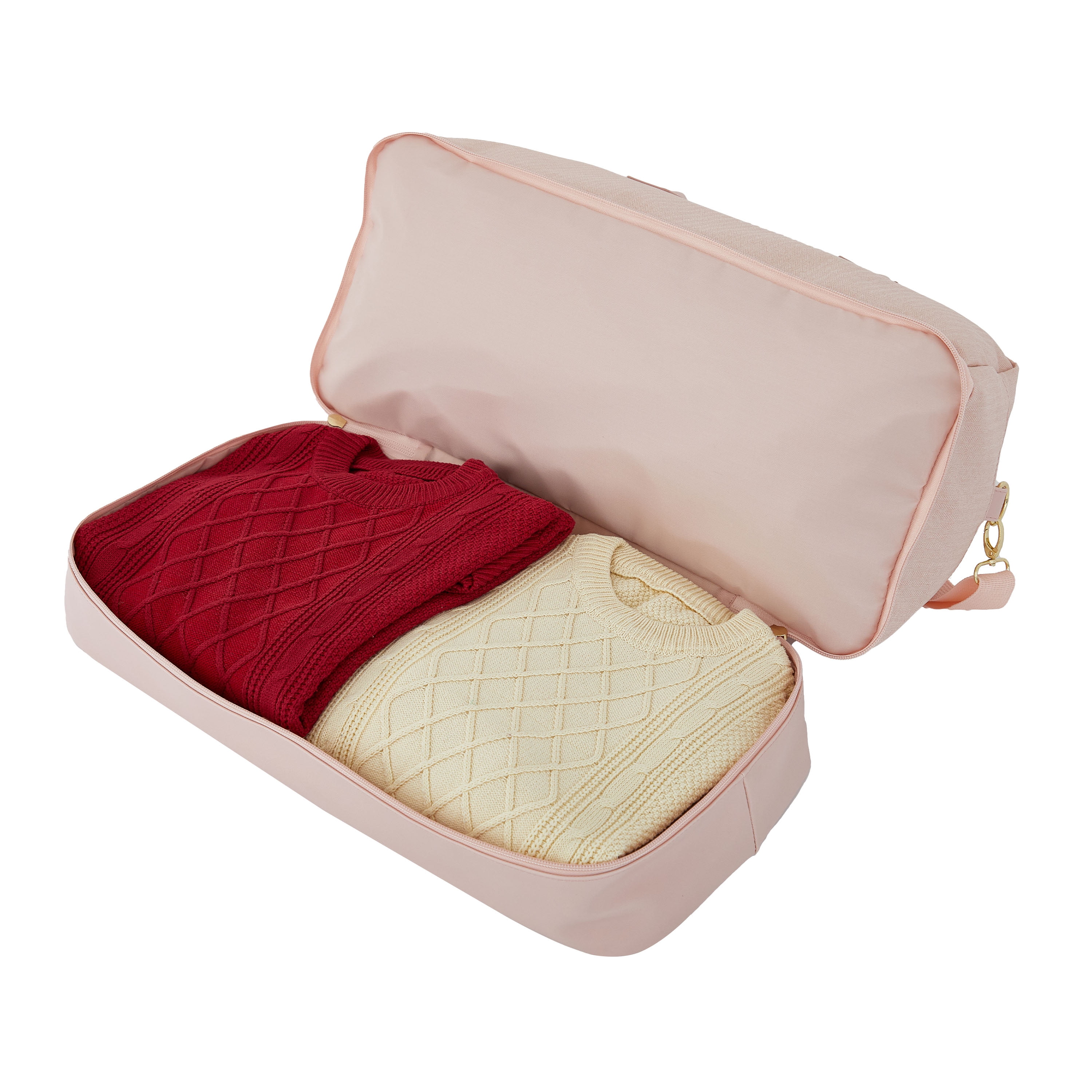 Protege 21-inch Weekender Duffel Bag for Travel, Pink
