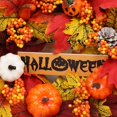 thumbnail image 4 of Guirnalda de Otoño de Halloween Macarena Artificial de 16 pulgadas, 4 of 4