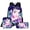 34, variant on New cartoon anime cool 3D printed large-capacity backpack, lightweight and durable, suitable for casual students, campus, and outdoor sports