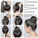 thumbnail image 4 of 250pcs u shaped hair pins,black bun hair pins for women girls and wedding bridal hairdressing salon hairpins with storage box for all hair types (2in), 4 of 5