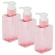thumbnail image 5 of Botella de viaje Jadeshay 3 piezas 100 ml Rosa transparente recargable y duradera, 5 of 8