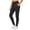 A500 Black, variant on Slim Fit High Waisted Joggers for Women Stretchy Performance Leggings Zipper Pockets Cuffed Bottoms Yoga Workout Activewear