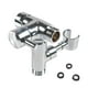 thumbnail image 4 of Desviador de brazo de ducha Macarena metal con soporte de ducha de mano cabezal rociador fijo universal, 4 of 8