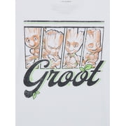 Guardians Of The Galaxy Boys Groot Graphic Crew Neck T-shirt, Sizes 4-18