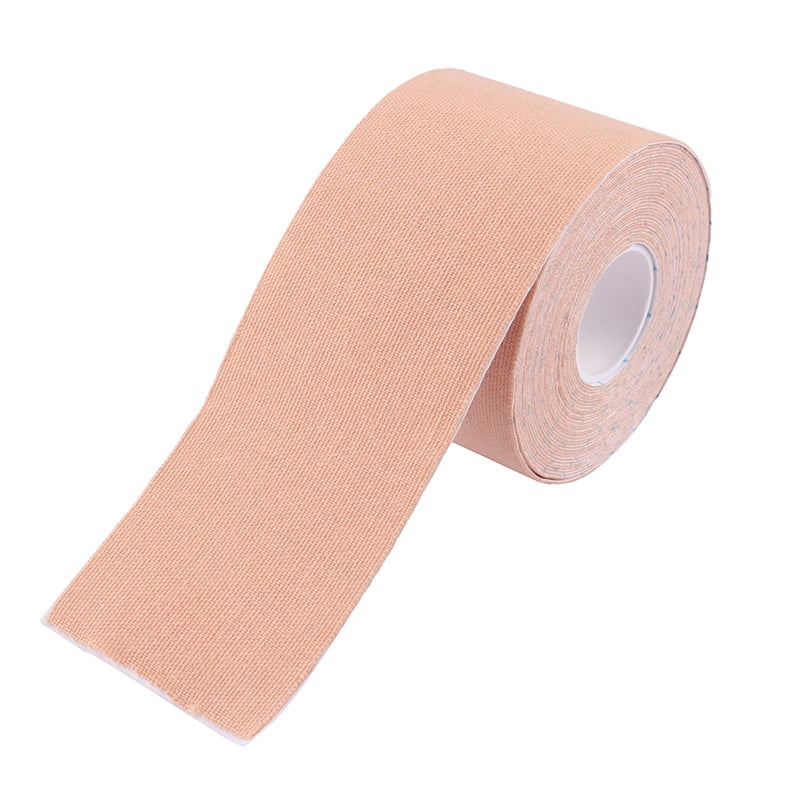 WALFRONT Kinesiology Tape, Waterproof Sports Therapy Knee Support Roll Tape Adhesive Waterproof Physio Tape for Muscle Support & Recovery (Skin Color)