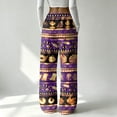 thumbnail image 6 of QWKLEAJ Halloween Pajama Pants Women Loose Fit Lounge Pants Pumpkin Cat Print Sleepwear Elastic Waist Casual Home Trousers Party Bottoms Long Pyjamas Comfy Loungewear Holiday Themed Nightwear, 6 of 6