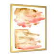 thumbnail image 2 of Designart 'Red Pink Gold and Beige Abstract Clouds' Modern Framed Art Print, 2 of 4