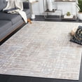 thumbnail image 3 of SAFAVIEH Bayside York Abstract Polyester Machine Washable Area Rug, Beige/Ivory, 5'3" x 7'6", 3 of 14