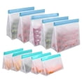 thumbnail image 1 of Sacs de Rangement Alimentaires Réutilisables Autoportants, Sacs de Congélation Réutilisables à Fermeture à Glissière, Sacs Gallon de Rangement Étanches, 1 of 7