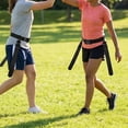 thumbnail image 7 of Hfppkn 2 Pack Flag Football Waist Belt Set with 2 Flags Audible Pop for Adult Recreational Play 120cm Black, 7 of 7
