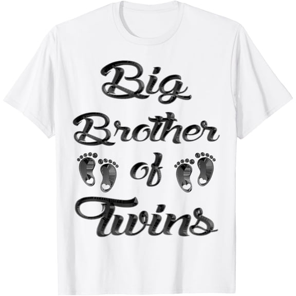 Exquisite and comfortable-Big Brother Of Twins New Big Brother Sibling Gifts T-Shirt