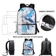 thumbnail image 6 of Uorisanigo Inked Turtle 17 inch School Bag Backpack 6-12 Year Primary Schoolbag Book Bag Fashion Accessory Casual Daypack Kindergarten Preschool Boys and Girls with Side Mesh Pocket, 6 of 6