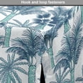 thumbnail image 4 of Palm Dog Crate Cover, Continuous Tropical Themed Pattern of Bicolour Exotic Tree Sketches, Easy to Use Pet Kennel Cover Small Dogs Puppies Kittens, 7 Sizes, Dark Sky Blue Seafoam, by Ambesonne, 4 of 6