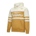 thumbnail image 2 of Men's Mitchell & Ness Tan/Cream Seattle Mariners Head Coach Pullover Hoodie, 2 of 3