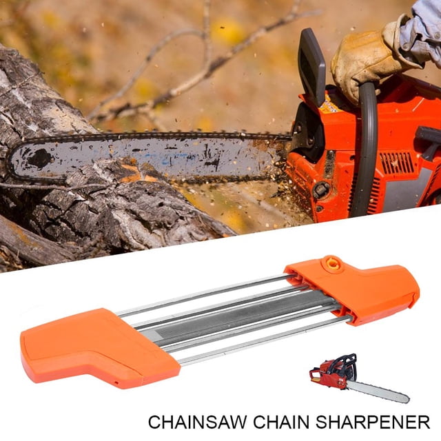 AMERTEER Chainsaw Sharpener 2 in 1 Easy File Chain Saw Sharpener Fast Sharpening Grinder Tools 5/32” for Stihl 3/8” P Saw Chain