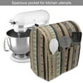 thumbnail image 2 of Tribal Stand Mixer Cover, Traditional Striped Pattern with Abstract Ornamental Details Vintage Art, Kitchen Appliance Organizer Bag Cover with Pockets, 5 Quarts, Multicolor, by Ambesonne, 2 of 4