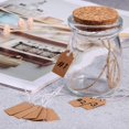 thumbnail image 3 of Kraft Paper Can Be Handwritten Label Blank Thin Cotton Rope Jewelry Cardboard Small Card Price Tag Paper Card(100 Pieces)15*25mmmarking Tags Kraft Pri, 3 of 5