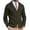 Army Green, variant on ZVNAΖH Men's Ribbed Knit Blazer Jacket, Three-Button Notch Lapel Outerwear with Patch Pockets, Slim Fit Casual Business Coat, S-3XL