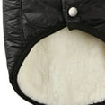 thumbnail image 6 of Pet Vest Dog Jacket Warm Dog Clothes Easy to Take On and Off Thicken Lightweight Black, 6 of 8