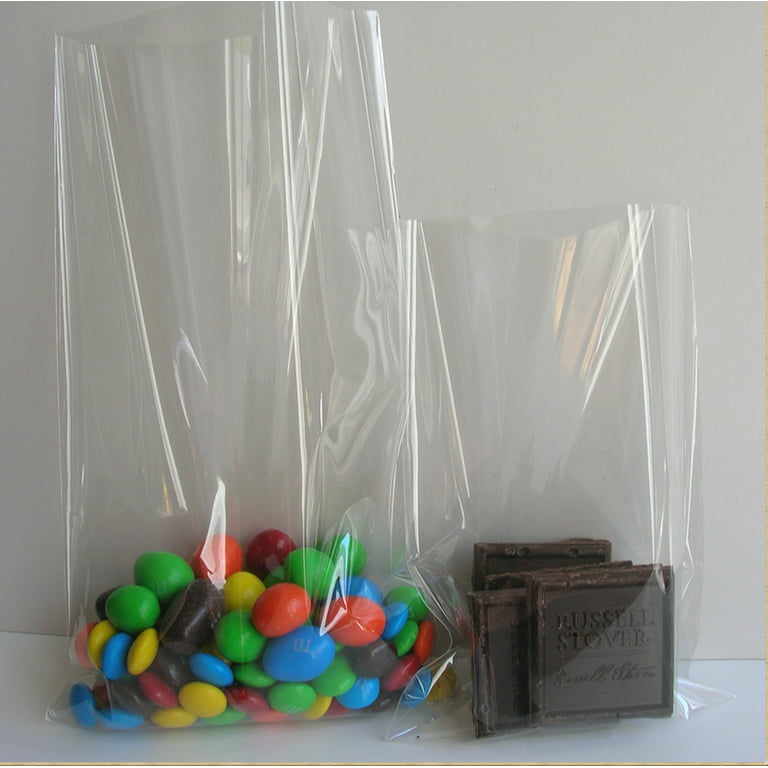 100pcs 3 x 5 Crystal Clear Cello Bags Treat Bags Flat Top Open for Cake  Pop, Lollipop Candy or Small Homemade Arts