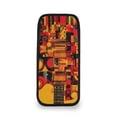 thumbnail image 2 of Secure Travel Neck Wallet Passport Holder Adjustable Strap For Men & Women 6*7.5in Abstract Guitar Design, 2 of 6