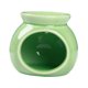 thumbnail image 5 of Quemador de aceite aromático, portavelas, difusor perfumado, incensario, calentador de aceite de Color sólido, quemador de aceite esencial de cerámica Verde, 5 of 8
